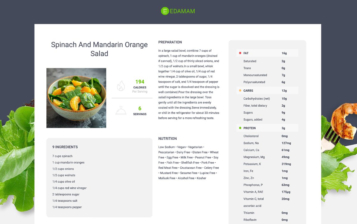 🎉 Last week, StartUp Health company <a href="/EdamamCo/">Edamam</a> launched a paid plan for its Meal Planner API that leverages the company’s proprietary dataset of 80,000 AI-enhanced recipes.

➡️ ow.ly/2z8g50UzErA

#HealthTransformer #HealthMoonshot