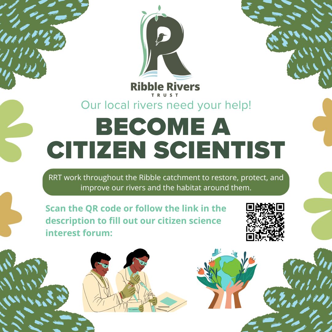 RibbleTrust's tweet image. Are you interested in being a citizen scientist? follow this link: ribbletrust.org.uk/volunteer/citi…

 #EnvironmentalScience #ScienceForNature #ConservationEfforts #DataForNature #CitizenScientists #CitizenScience #EcoVolunteers #NatureConservation #ParticipatoryResearch #RibbleRiversTrust
