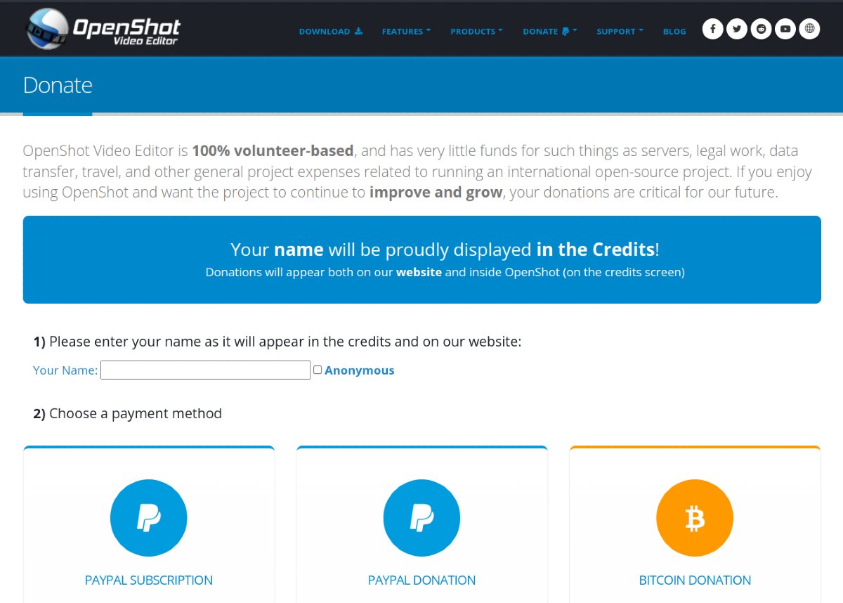 Love OpenShot? 🎥 Support the tool that makes video editing accessible to everyone. Every donation helps us bring new features, smarter tools, and a brighter future for OpenShot. 🌈 Donate today: openshot.org/donate

#OpenShot #VideoEditing #OpenSource #Support #Donate