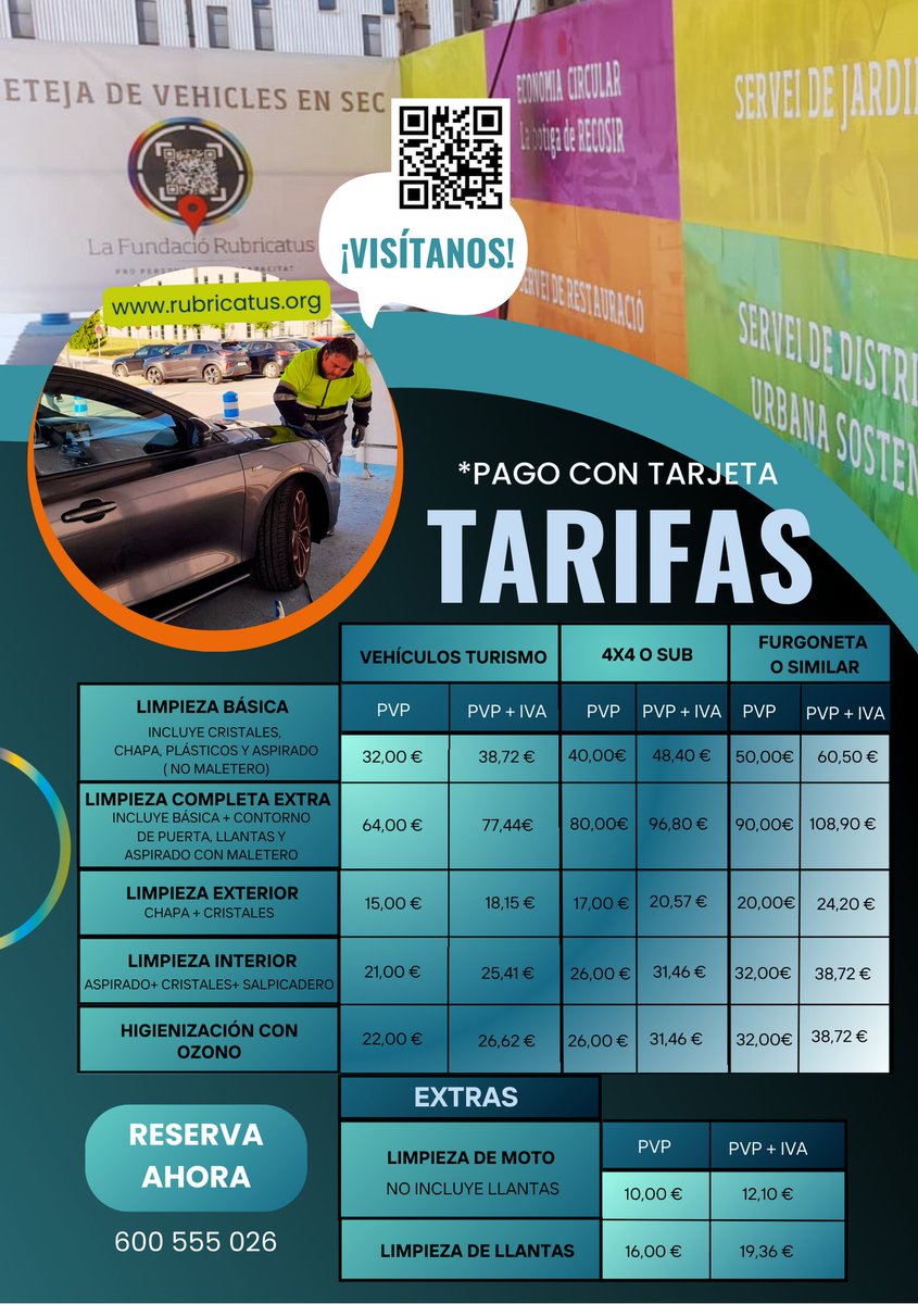 Us informem que el nostre Servei de neteja de vehicles a la <a href="/ZALportBCN/">ZAL Port</a>  torna a estar obert i amb nou horari, ara també a la tarda!!! 

✍ de Dilluns a Dijous, de 9 a 17 hores!!!

Així que si voleu començar el 2025 amb un bon propòsit truqueu al  600555026 i reserveu cita!😜
