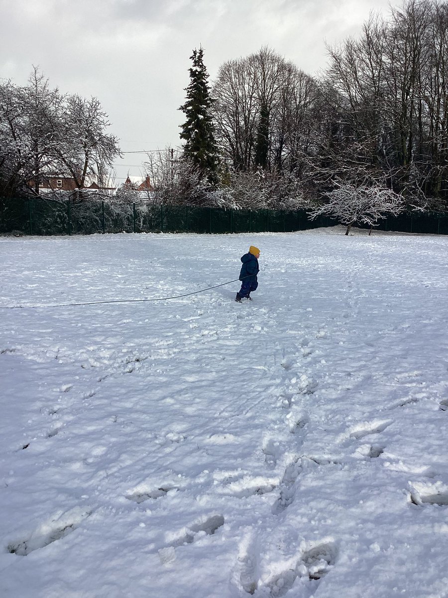 Snow school 😀❄️