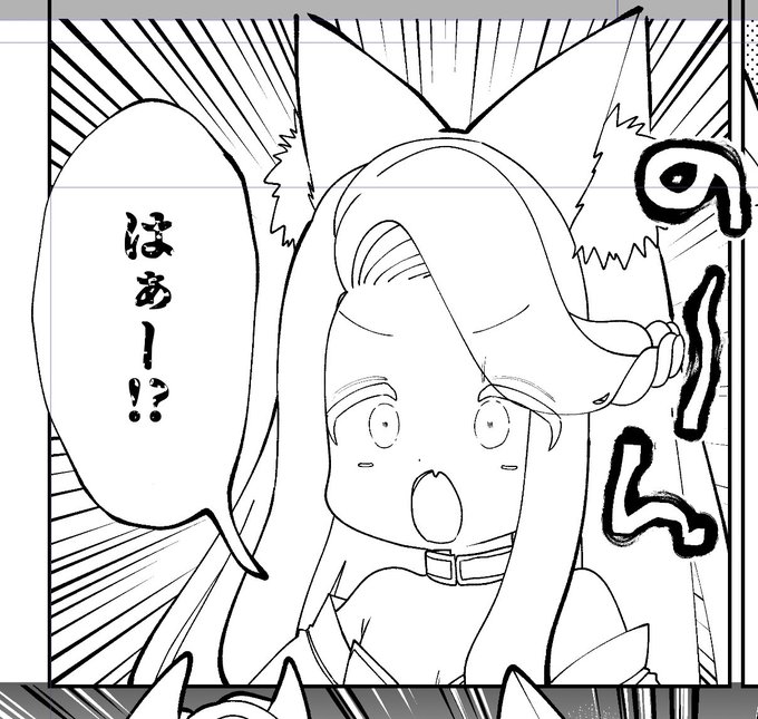 かわいいの描いてる 