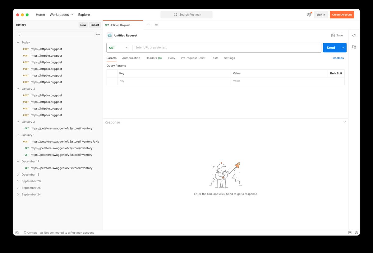Postman "light weight" API client starts up with ~400 mb memory. 🤦🏻‍♂️