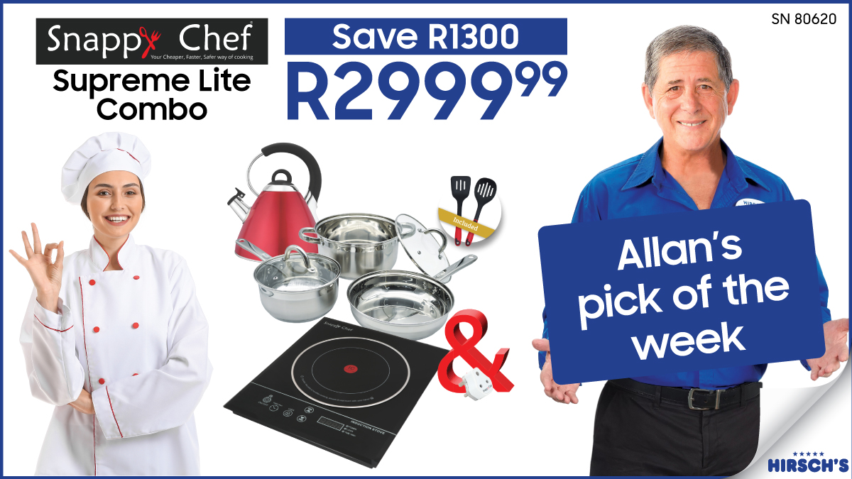 ✨ Craving delicious, healthy meals? ✨ The Snappy Chef Supreme Lite Combo is your kitchen hero! 😍
Compact design, powerful performance, and easy to clean. 🎉

Shop in-store or online - bit.ly/40mNj7K