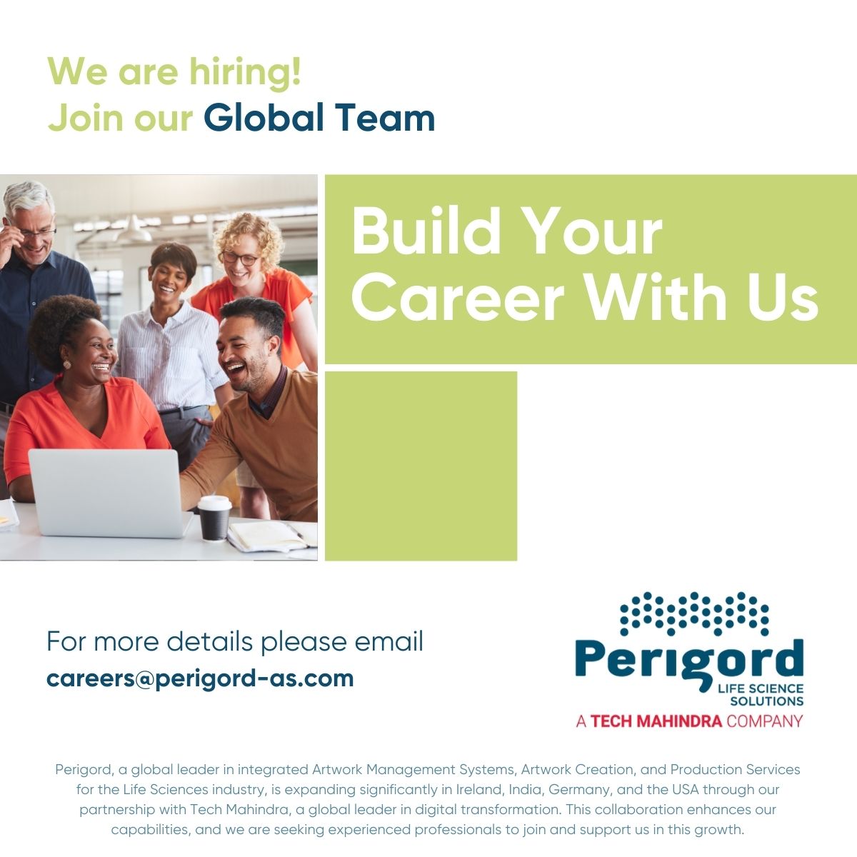 🚀 Hyderabad Career Opportunities🚀

We are hiring an Artwork Designer and a Senior Support Analyst to join our talented team in Hyderabad!

🔗 Take the next step in your career: lnkd.in/duTAm3_x 

 #HyderabadJobs #JoinOurTeam  #LifeSciences #PerigordLifeScience