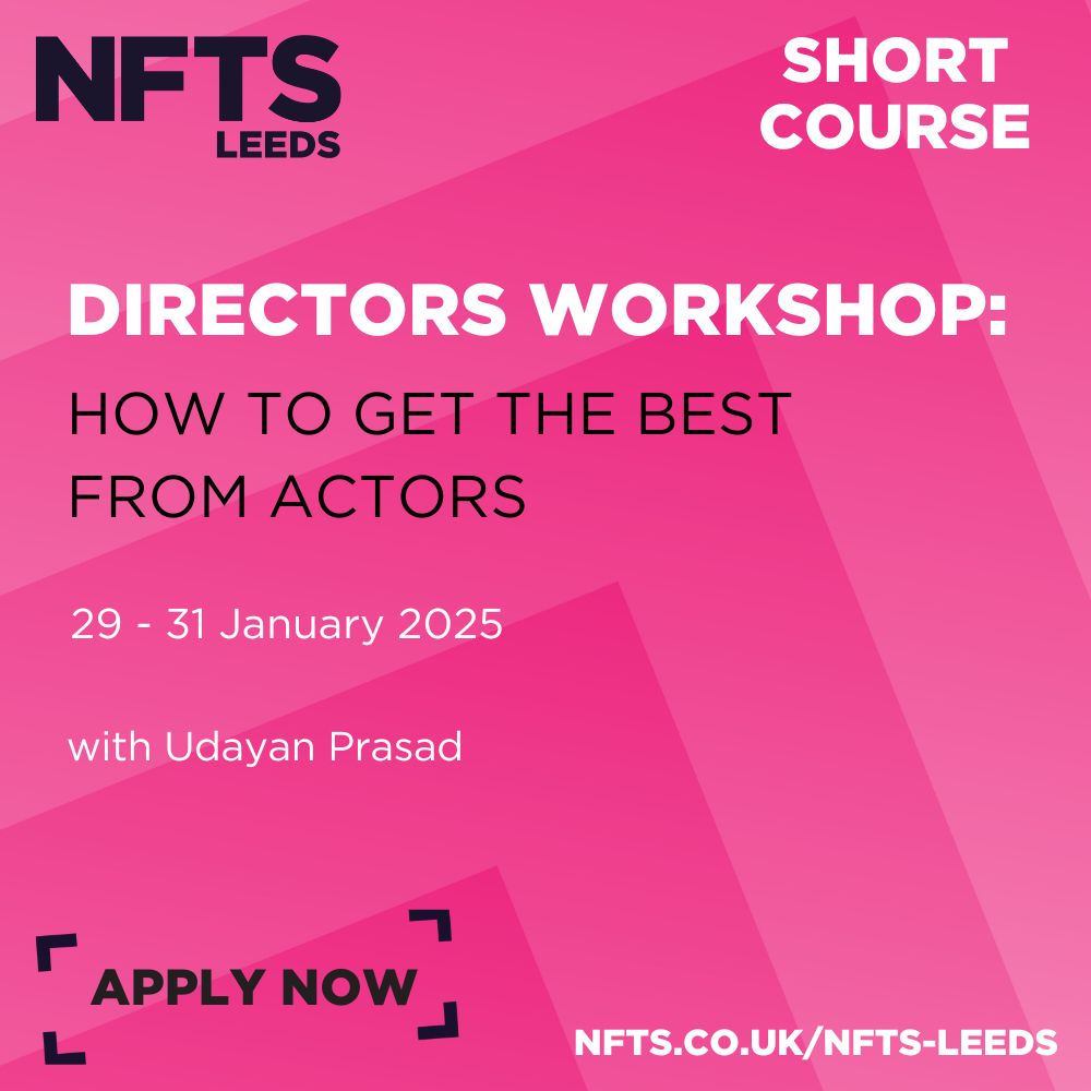 🎬 Directors, take your craft to the next level!

Join our Directors Workshop: How To Get The Best From Actors 🎭

✔️ Master actor collaboration
✔️ Bring powerful performances to life
✔️ Communicate your vision with confidence

📅 29 - 31 Jan 2025

👉 nfts.co.uk/directors-work…