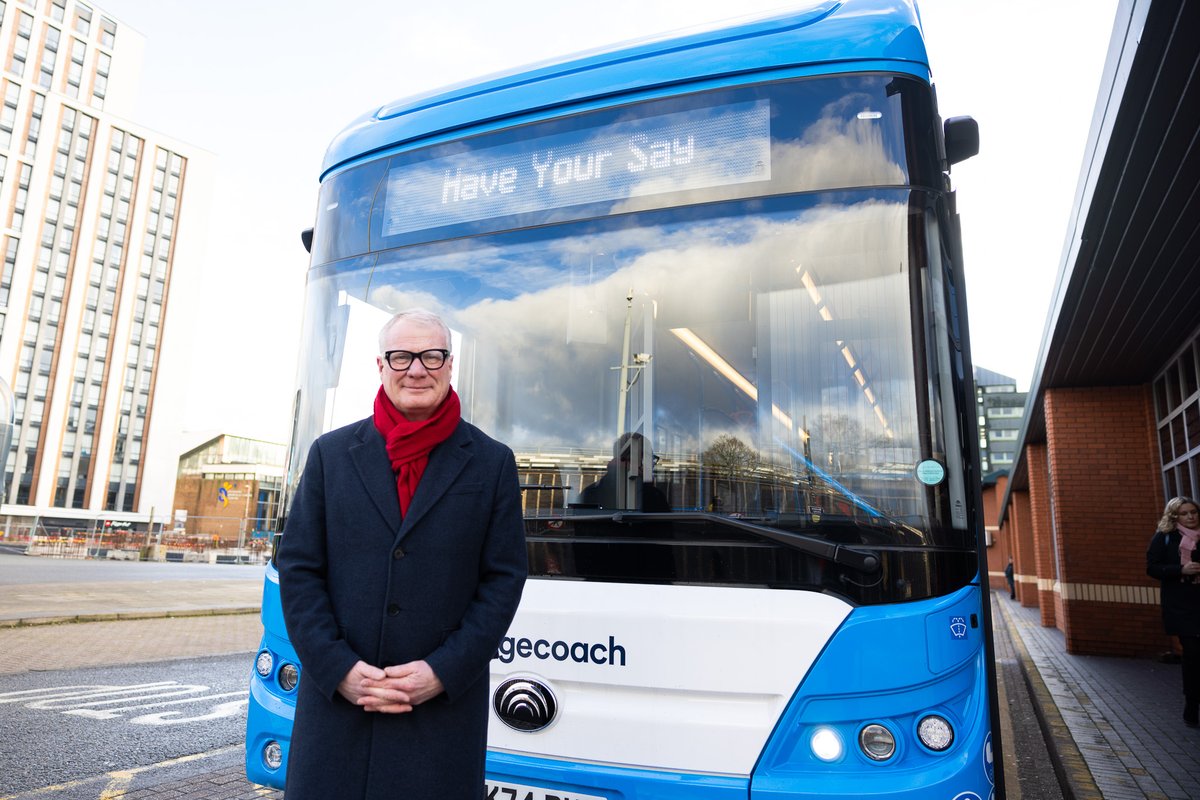 Yesterday, we launched a consultation on bringing the bus network under greater public control.

I pledged to make buses work for our residents and now it's time for you to have your say: tfwm.org.uk/busreform

Together, we can build a network that works for the West Midlands.
