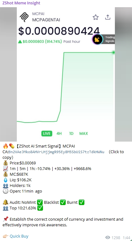 ZShot_Official's tweet image. Those who followed the first ZShot AI Smart Signal made $100,000,000.
Those who followed the second ZShot AI Smart Signal made $100,000.
Those who followed the third ZShot AI Smart Signal made $1,000.
If you didn’t act, you earned nothing.
So why wait? The next big signal could…