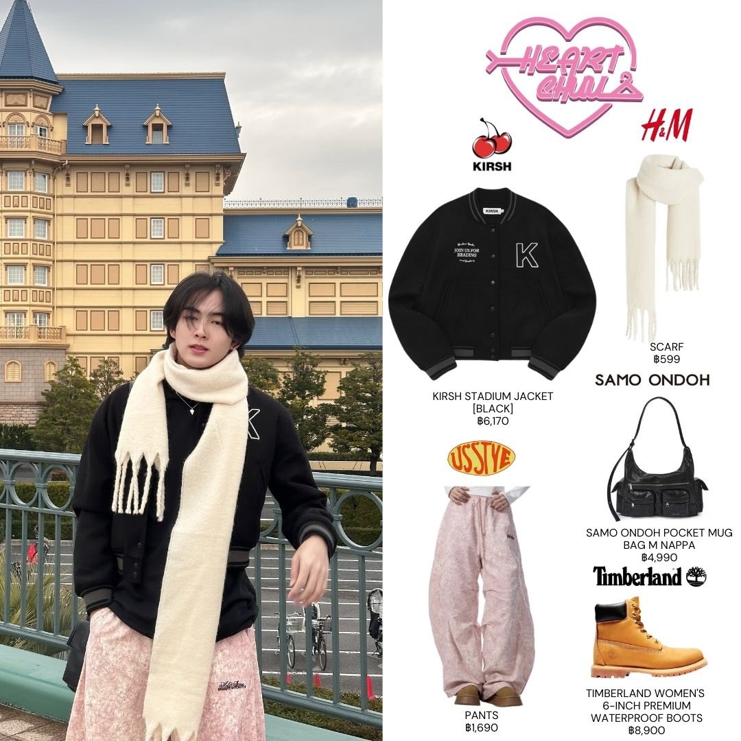 HEARTCHUstyles's tweet image. #HEARTCHUstyle ♡
Disney in the rain☔️💘

JACKET #KIRSH 
PANTS : #usstyle 
SCARF : @hm #hm 
BAG : #SamoOndoh 
BOOTS : @Timberland #Timberland 

📸 ig : heart.busofficial 🕍🎢

#HEARTchuthiwat
#BUSbecauseofyouishine ✨