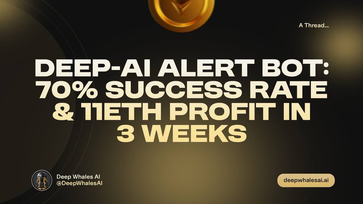 Crypto Game Changer: How DeepAI Alert Bot Delivered $40,000 Profit in Under  a Month! In just 3 weeks and 4 days, the DeepAI Alert Bot has returned an  incredible 70% success rate