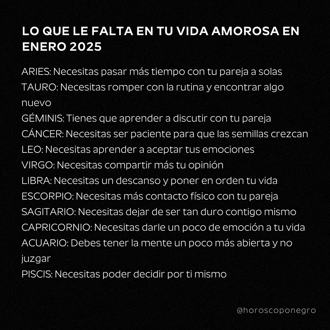 Esto es lo que le falta ahora mismo a tu vida amorosa 🔮