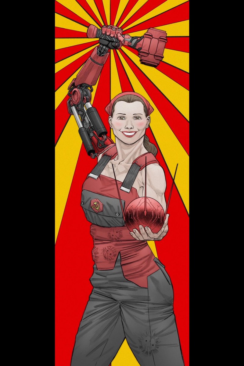 cyber_frantsev's tweet photo. Some Sputnik? #cyberpunk #sovietpunk https://t.co/d002Pk6T9y