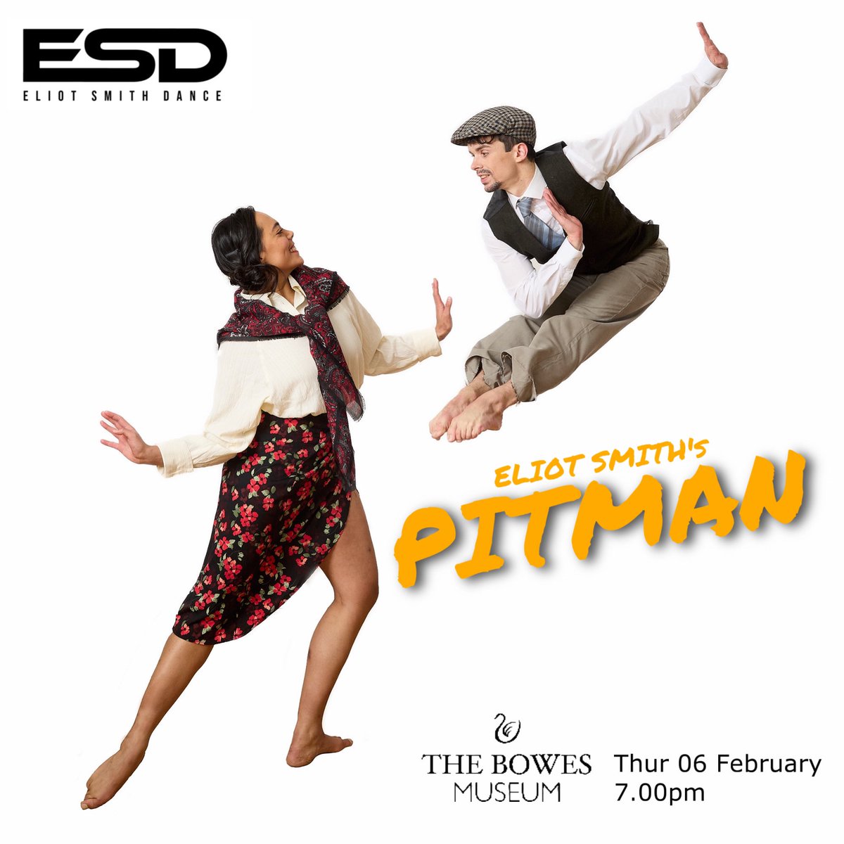 Last Few Tickets for PITMAN at <a href="/TheBowesMuseum/">The Bowes Museum</a> – 06 February, 7:00 PM!

Who’s going to grab the final few tickets? Don’t miss out on this “moving tribute to resilience, creativity, and the enduring power of art” — NE Volume.

Book tickets quickly: eliotsmithdance.com/pitman