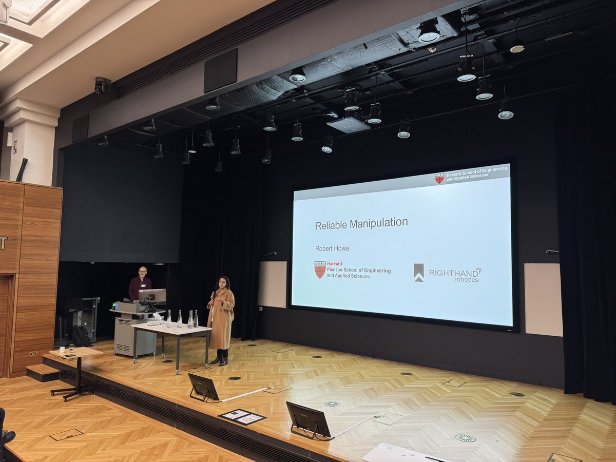 UK Robot Manipulation Workshop (@uk_robot_manip) on Twitter photo Our publication co-chair Dr Letizia Gionfrida <a href="/l_gionfrida/">Letizia Gionfrida</a> is introducing the first keynote speaker Prof Robert Howe who will be talking about reliable manipulation! Our publication co-chair Dr Letizia Gionfrida <a href="/l_gionfrida/">Letizia Gionfrida</a> is introducing the first keynote speaker Prof Robert Howe who will be talking about reliable manipulation!