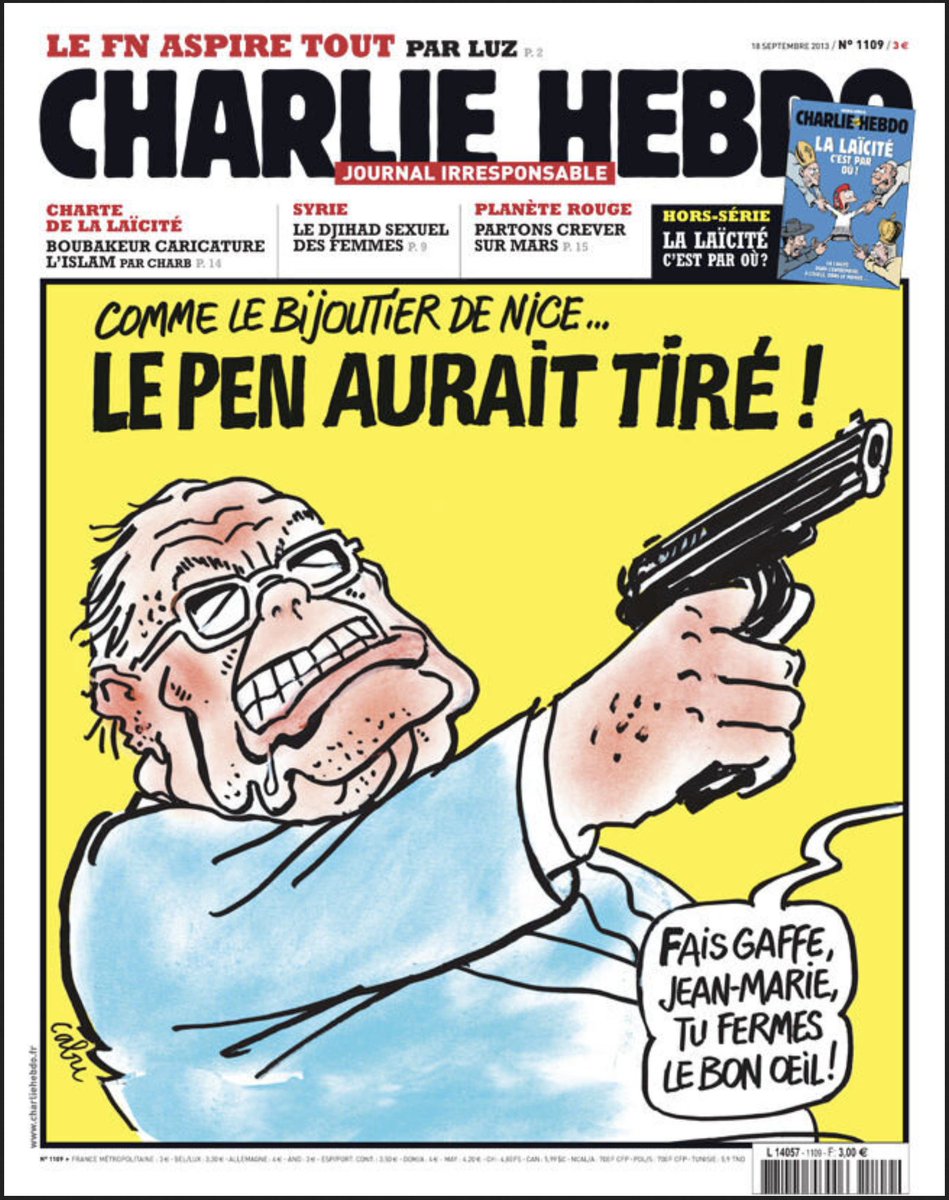 Pensée pour Cabu en ce 7 janvier #JeSuisCharlie