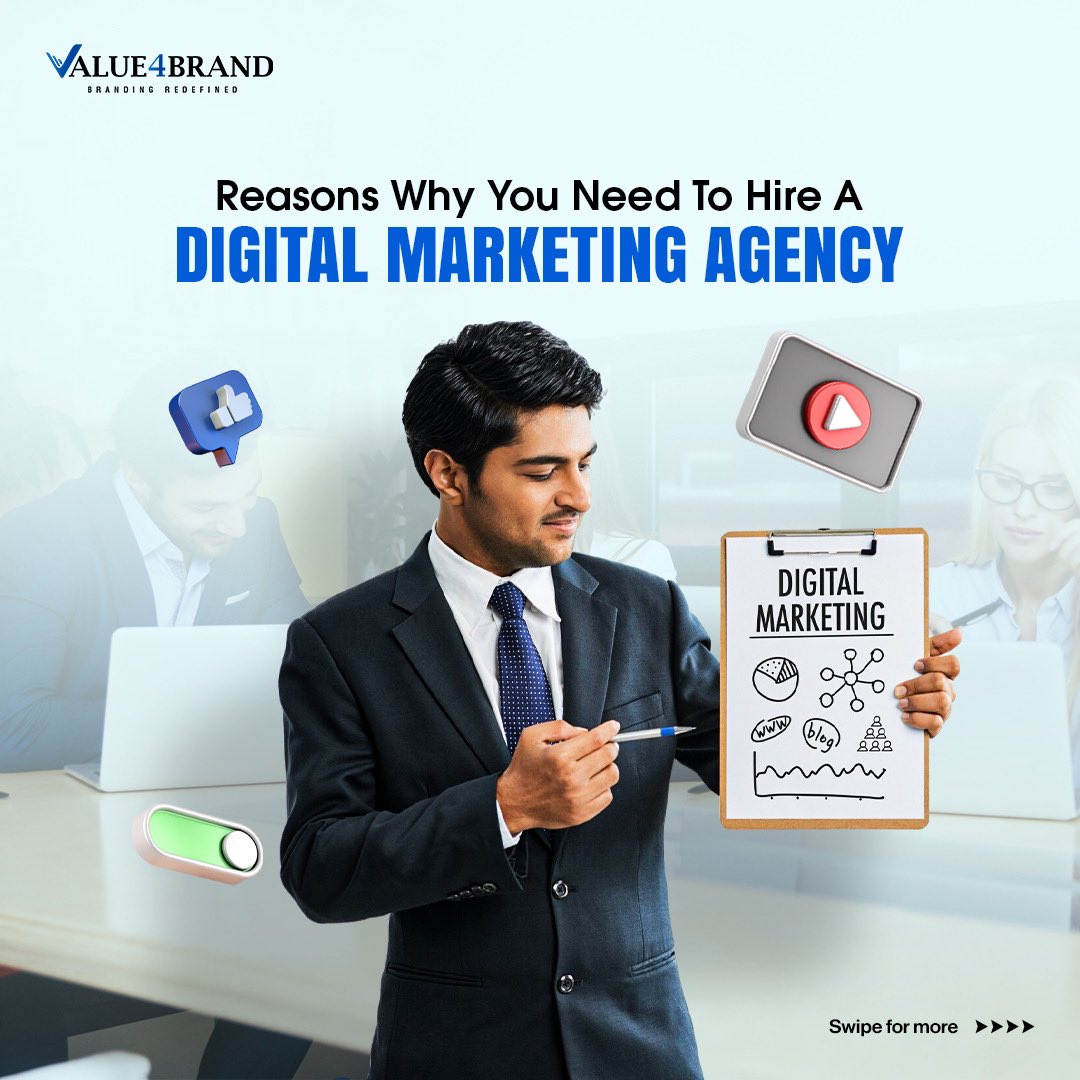 Value4Brand's tweet photo. Why juggle marketing when you can have a digital dream team? 🚀 Let us handle the heavy lifting while you watch your brand soar. ✨

Contact us to learn more! 
📞 +91-9773688337📩 contact@value4brand.com

#digitalmarketing #brandgrowth #seoexperts #lockdown #spm2024 #Newtopia https://t.co/1ZusG7ZX18