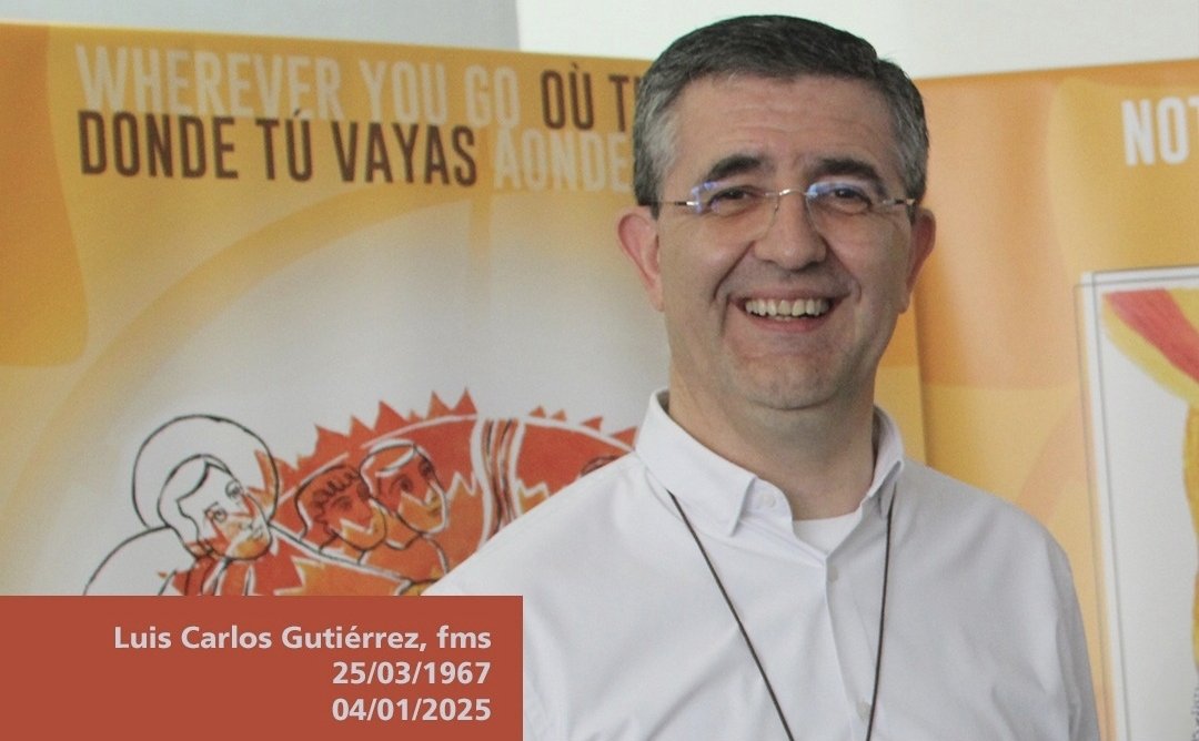 Nuestro H. Luis Carlos Gutiérrez Blanco fue un ejemplo de amor, servicio y entrega a la #misión marista. La Eucaristía del funeral será mañana en Alicante. Nos unimos como familia #marista mundial en #oración. Que San Marcelino Champagnat y la Buena Madre lo acojan en su seno 🙏