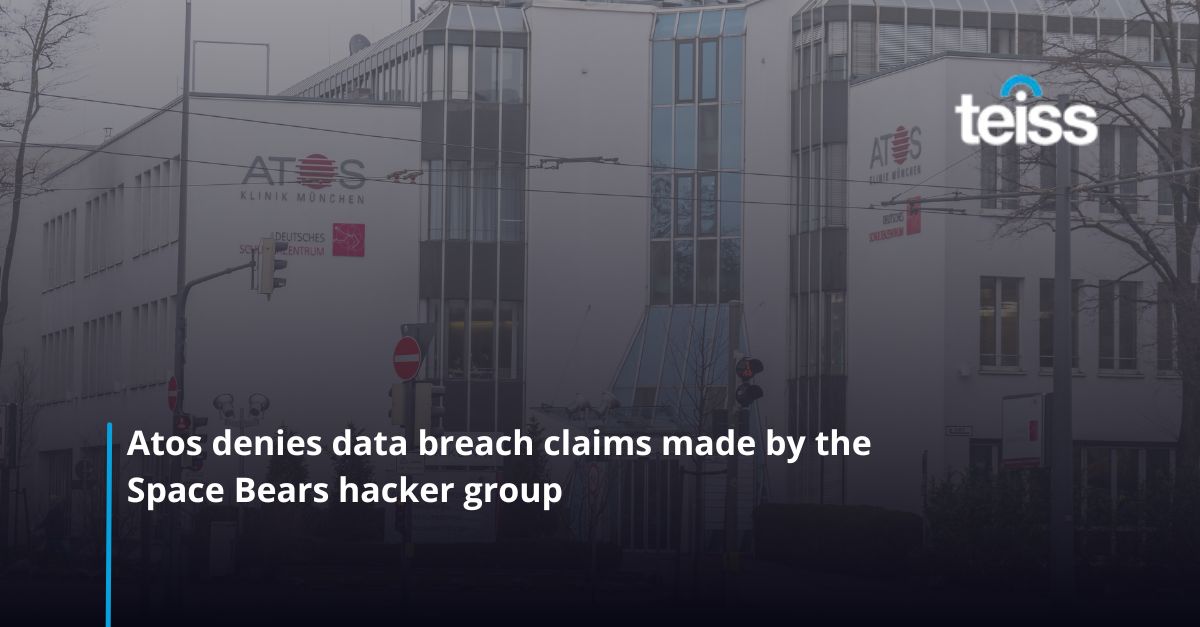 TEISS's tweet image. Atos denies a claim from the "Space Bears" hacker group, insisting no #databreach occurred despite #ransom threats. Could this be a case of mistaken identity, or is there more beneath the surface? Read on for the full details. bit.ly/42mF5yb