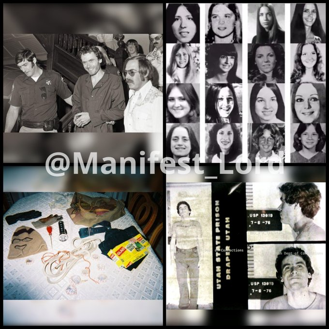 Manifest_Lord's tweet photo. "Ted Bundy" is known as the worst manipulative serial ki||ers in US known for s3xual assau|t, necr0ph!l!a, decap!tat!on.  

He introduced himself as "the most heartless son of a b*tch you’ll ever meet" and scientists still study his psyche and motives of his crimes.  

Let's uncover his past life that led him to become such a disturbing (yet interesting) individual."