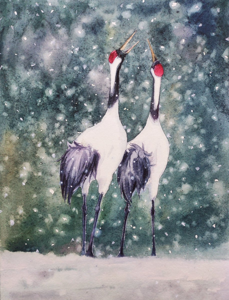 KatrinColourArt's tweet photo. @thepropgallery 🪽 𝐂𝐫𝐚𝐧𝐞𝐬 𝐢𝐧 𝐋𝐨𝐯𝐞

🎨 Watercolor painting 

💎 15 $XTZ

➡️https://t.co/Ud3bqyyx8h https://t.co/Bei7xNUhU3