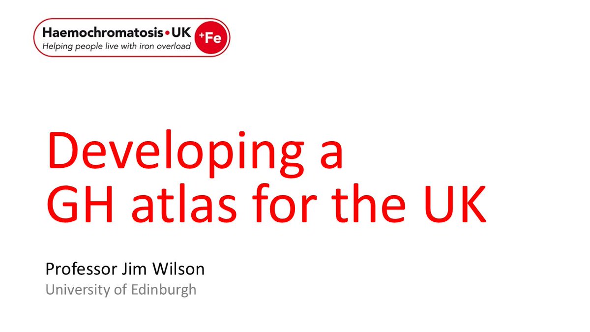 IronOverloadUK's tweet photo. Jim Wilson, Professor of Human Genetics at the University of Edinburgh discusses his team’s work, funded by #TeamIronOverload, to identify people at risk of #haemochromatosis and to build an atlas of GH prevalence across the UK.
Watch video : https://t.co/fFsb5LiBTE https://t.co/eYy4CND9lq