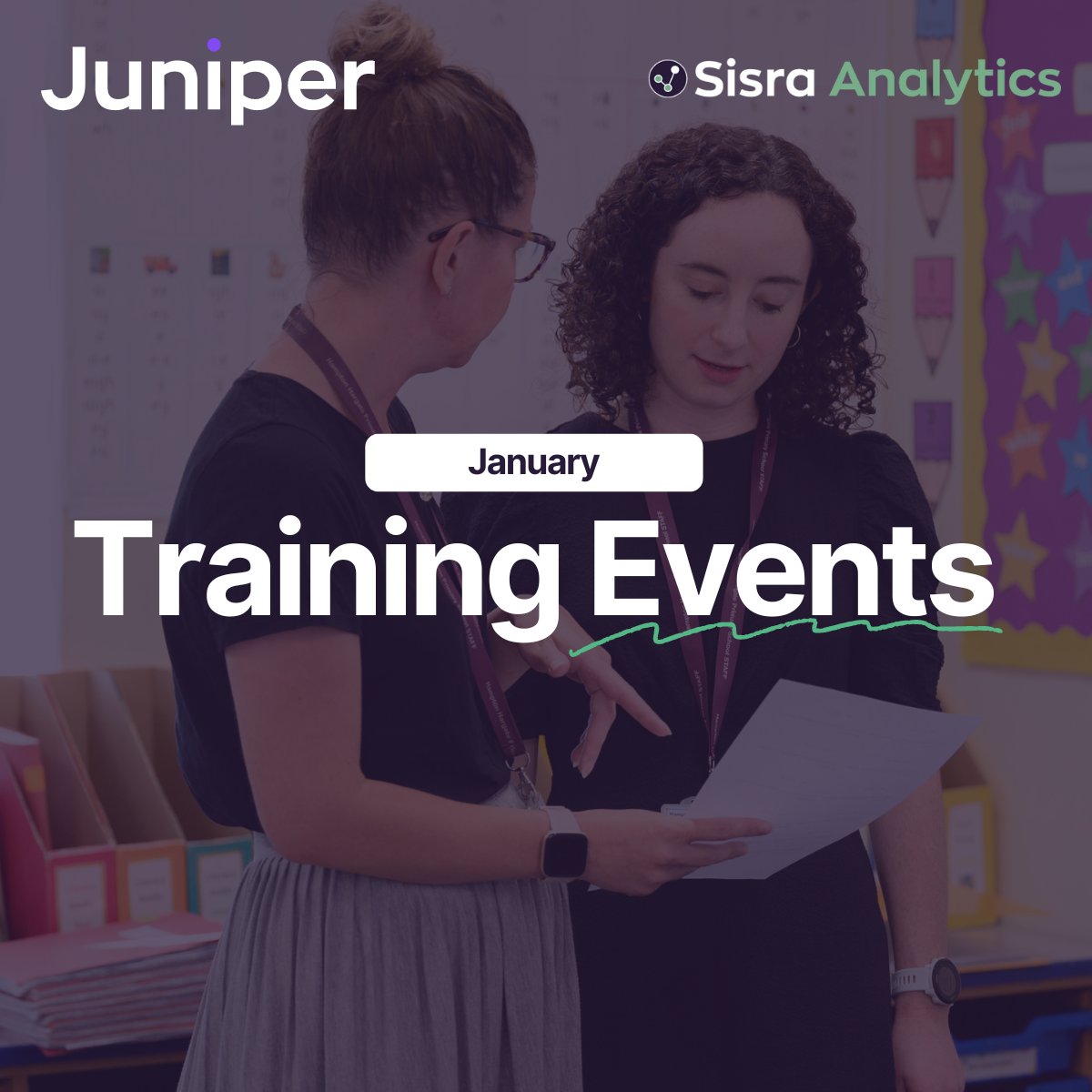 Our January Sisra Training Events are live! ⚡

22nd - KS3/4 Reports for Class Teachers
23rd - KS3/4 Reports for Middle Leaders
27th &amp; 28th - New to School Data Management
29th &amp; 30th - KS3/4 Admin Training
29th &amp; 30th - KS3/4 Reports Workshop

Book here: eu1.hubs.ly/H0fwkVQ0