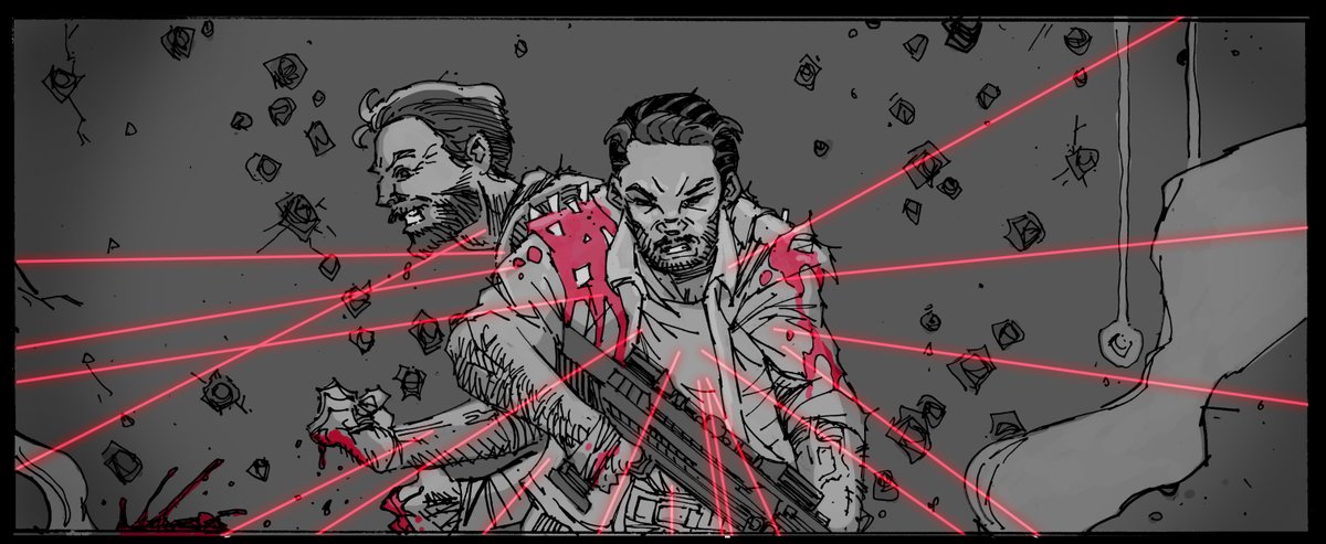 Storyboard from TAKE COVER starring <a href="/TheScottAdkins/">Scott Adkins</a> - releasing in Japan tomorrow via <a href="/SignatureEntUK/">Signature Entertainment 🎬</a> .