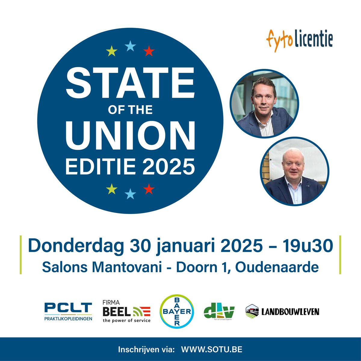 🌾 Uitnodiging: Kom naar de State of the Union 2025 op 30 januari in Oudenaarde! Ontdek hoe boeren toekomstbestendig kunnen blijven met inzichten van allerlei experts waaronder Vlaams minister Jo Brouns. Mis het niet! #landbouw