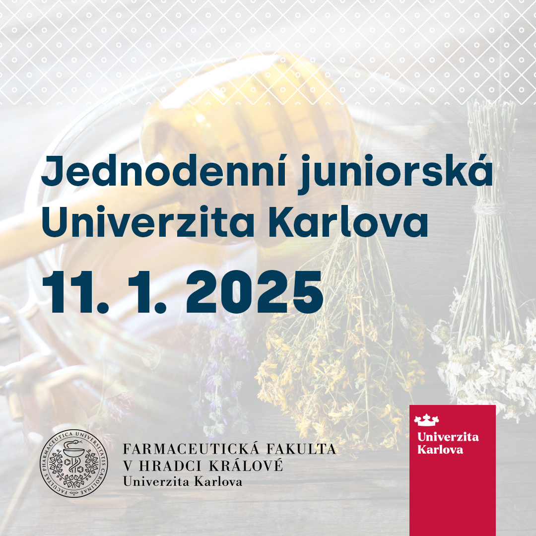 Zažijte výjimečné odpoledne na Farmaceutické fakultě UK! 

Jednodenní juniorská Univerzita Karlova pro středoškoláky nabídne mimo jiné přednášku s názvem Zázrak z úlu – vědou odhalená tajemství medu jako potraviny a léčiva.

🎯 Více na faf.cuni.cz/dny-otevrenych…