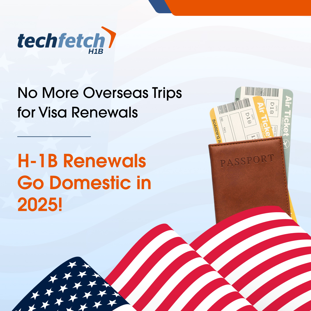 TechfetchH1B's tweet image. ✨ H-1B holders, get ready for a major boost! ✨ The US is planning to implement domestic #H1B visa renewals starting in 2025! This means no more overseas trips for stamping, saving you time, money, and stress!
RT to spread the word!
#Immigration #USVisa #TechFetch #TechFetchH1B