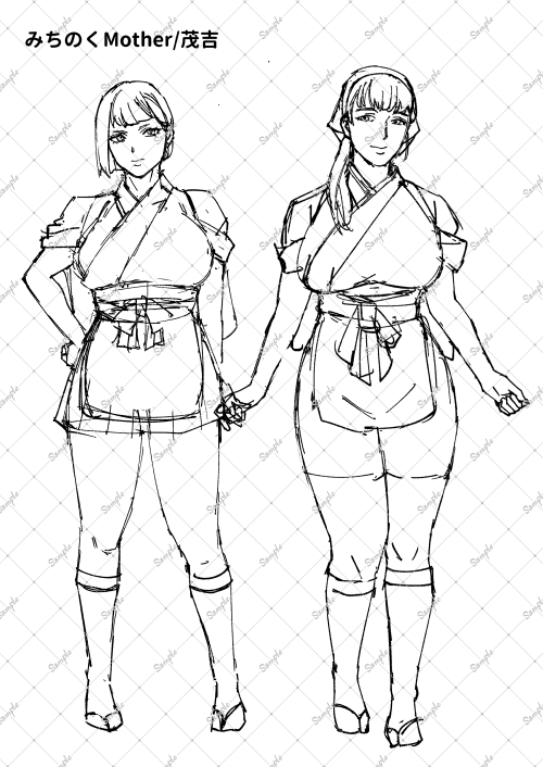 ヒロイン候補。
今ネーム切ってるんで、どうなるか…。 