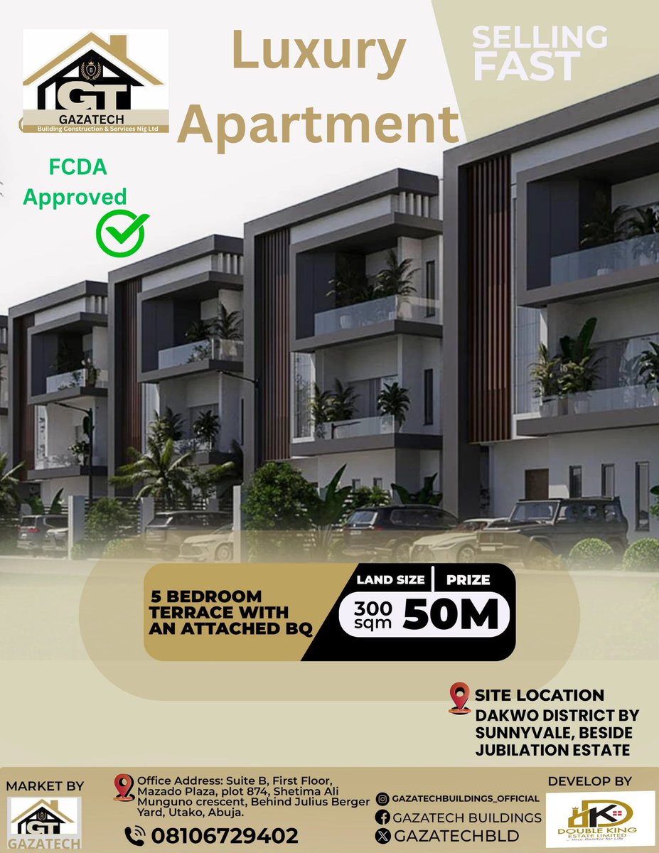 GazaTechBLD's tweet image. Here is the detailed flier for our Luxury Apartment
