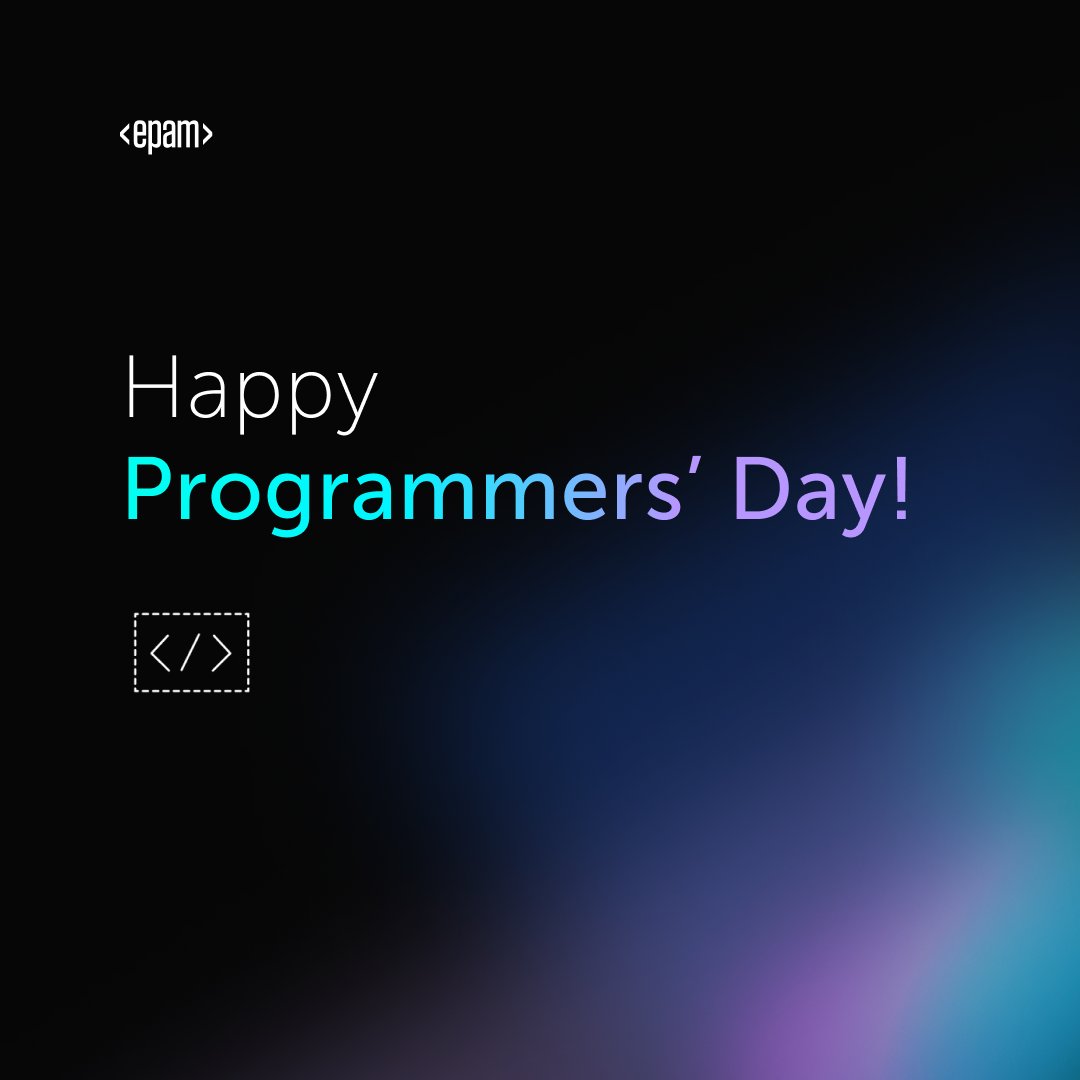 EPAMSystems_UK's tweet image. Happy #ProgrammersDay! &amp;lt;/&amp;gt;

As the new year kicks off, we honor the incredible minds who bring innovation, creativity and dedication to every line of code. 💡

Thank you for everything you do and let’s keep building a brighter future together. 🚀

#DevelopersDay #CodeHeroes