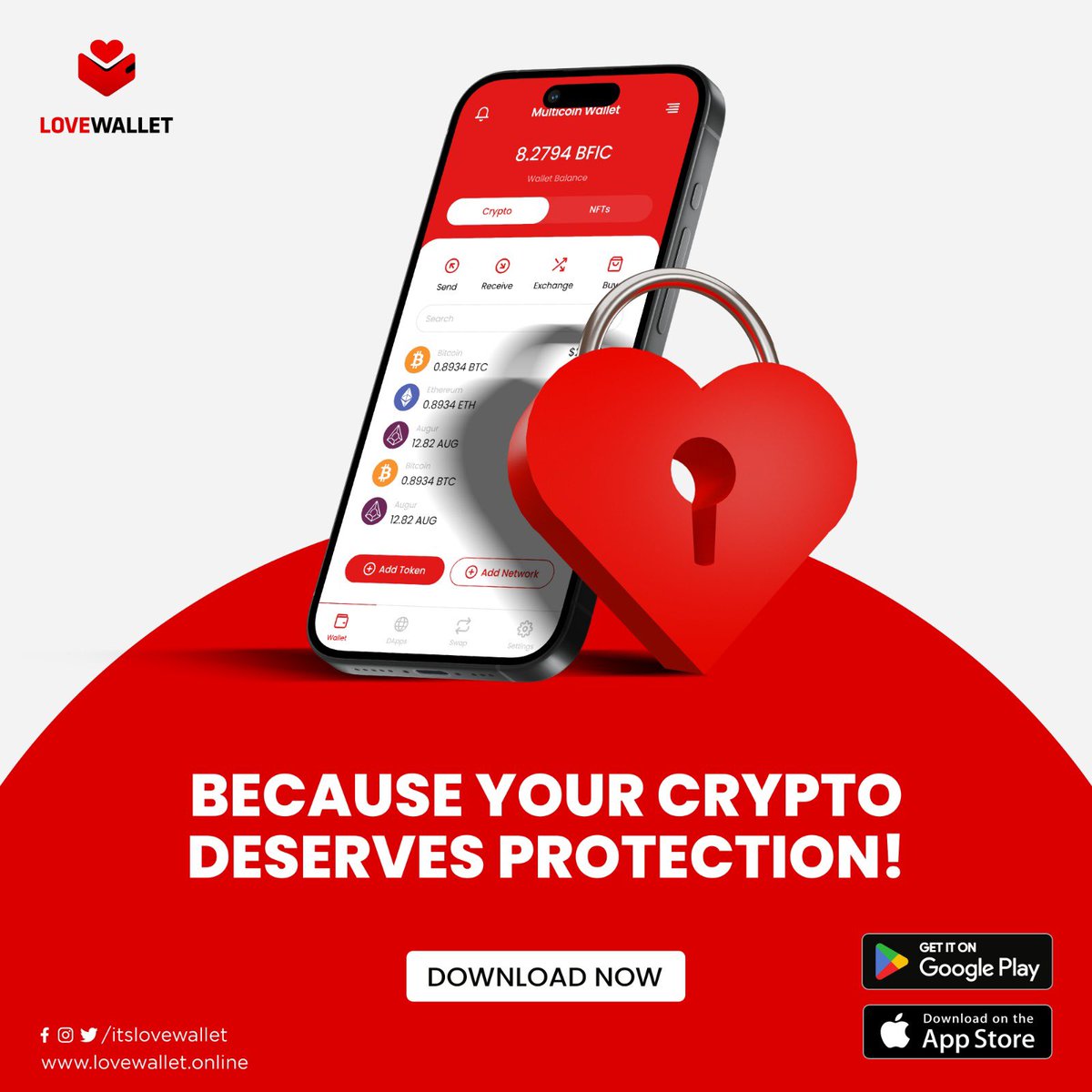 XchangeonCore's tweet photo. 💖 Your Crypto, Your Rules – Secured with Love Wallet! 🔒✨

In the world of crypto, protection isn't optional – it's essential! 🛡️
Say goodbye to worries &amp; hello to seamless security for your digital assets. https://t.co/gt5K2kZfLs