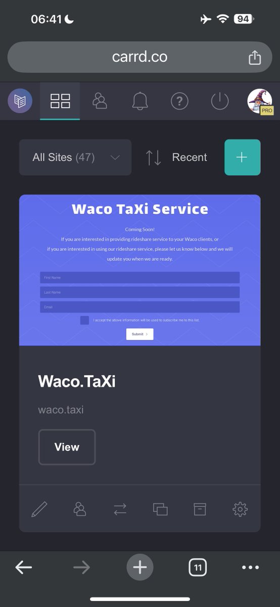 WizardZoron's tweet photo. @WizardTransport Step two!

Login to https://t.co/iw1ZvdwjEb {affiliate link} and begin!

I’d wager 30 minutes tops for a basic starter page. 

What do you think? https://t.co/M5B0WLnz1e