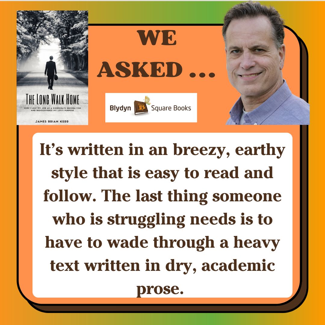 We asked James B. Kerr (author of The Long Walk Home): What is one thing you would like prospective readers to know about your book? 
amzn.to/4cs4EzB