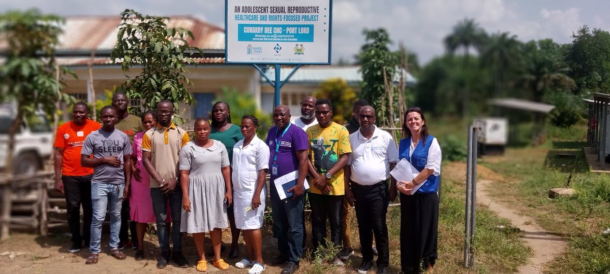 Today, Health Alert, the Ministry of Health,Ministry of Youth,Ministry of Gender Affairs,Marie Stopes, and the EU conducted a joint monitoring visit to the YouthForHealth Center of Excellence in Conakry Dee. We're united in our mission to expand access to family planning and SRH