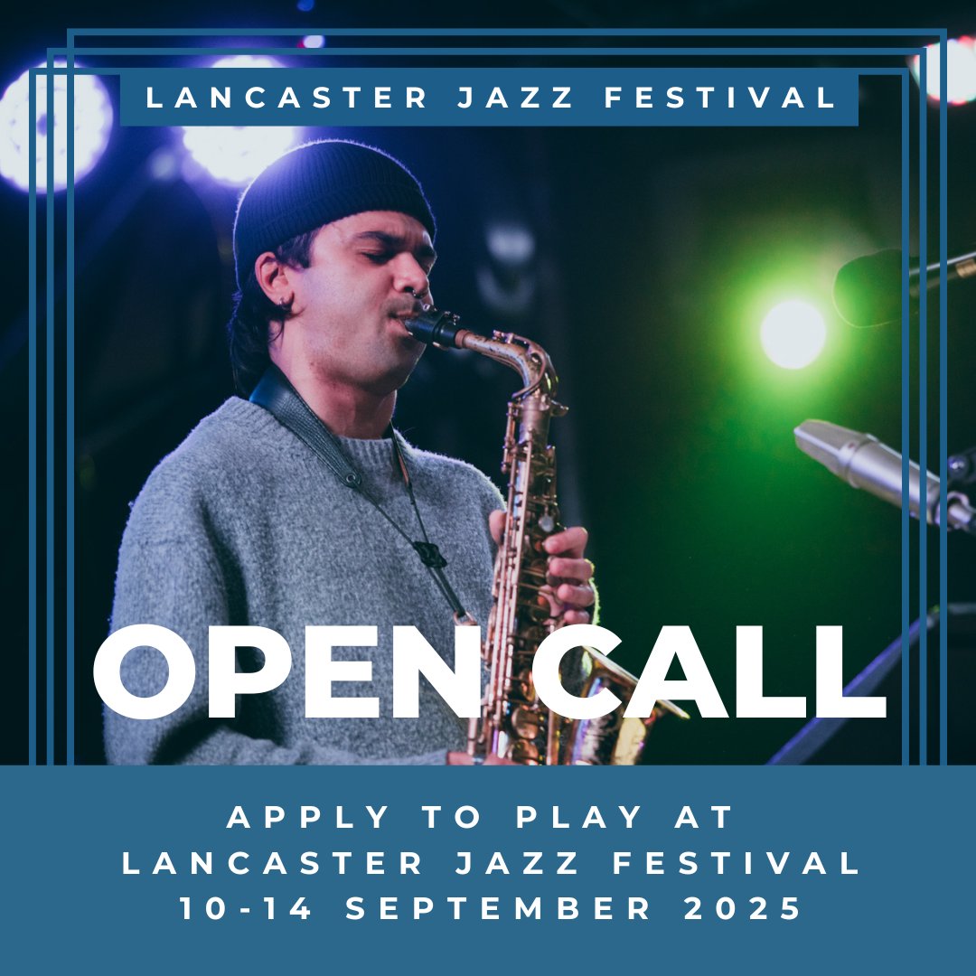 Leeds Jazz Festival (@leedsjazzfest) on Twitter photo Applications are open to play at the 2025 <a href="/LancasterJazz/">Lancaster Jazz Festival</a> Festival!
The festival showcases emerging as well as established artists. So, wherever you are in your career, send in an application!🎼
ℹ️Find out more and apply here before 16th of Feb -> bit.ly/4fT8pix Applications are open to play at the 2025 <a href="/LancasterJazz/">Lancaster Jazz Festival</a> Festival!
The festival showcases emerging as well as established artists. So, wherever you are in your career, send in an application!🎼
ℹ️Find out more and apply here before 16th of Feb -> bit.ly/4fT8pix