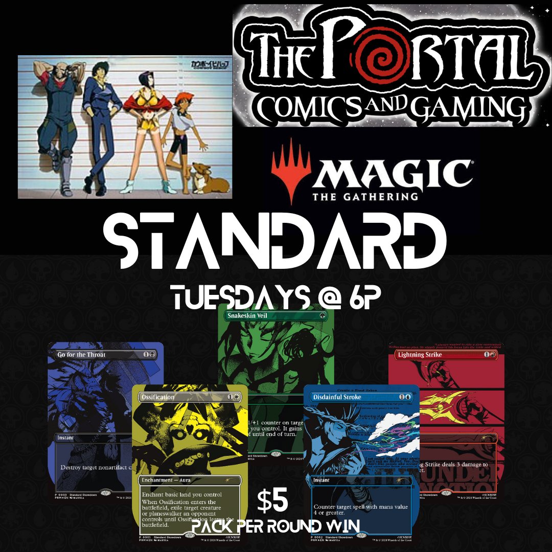ThePortalComics's tweet photo. Our Tuesday Nights are poppin' off for the New Year! We have added #FleshandBlood to the list! Let's goooooooo #GamingCommunity #supportsmallbusiness https://t.co/xe3dQNsF7K