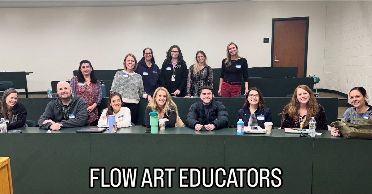 Great conference held at Ramapo High School for PreK-12 FLOW Art Educators! 🎨🖌️🖼️🧑‍🎨👩‍🎨