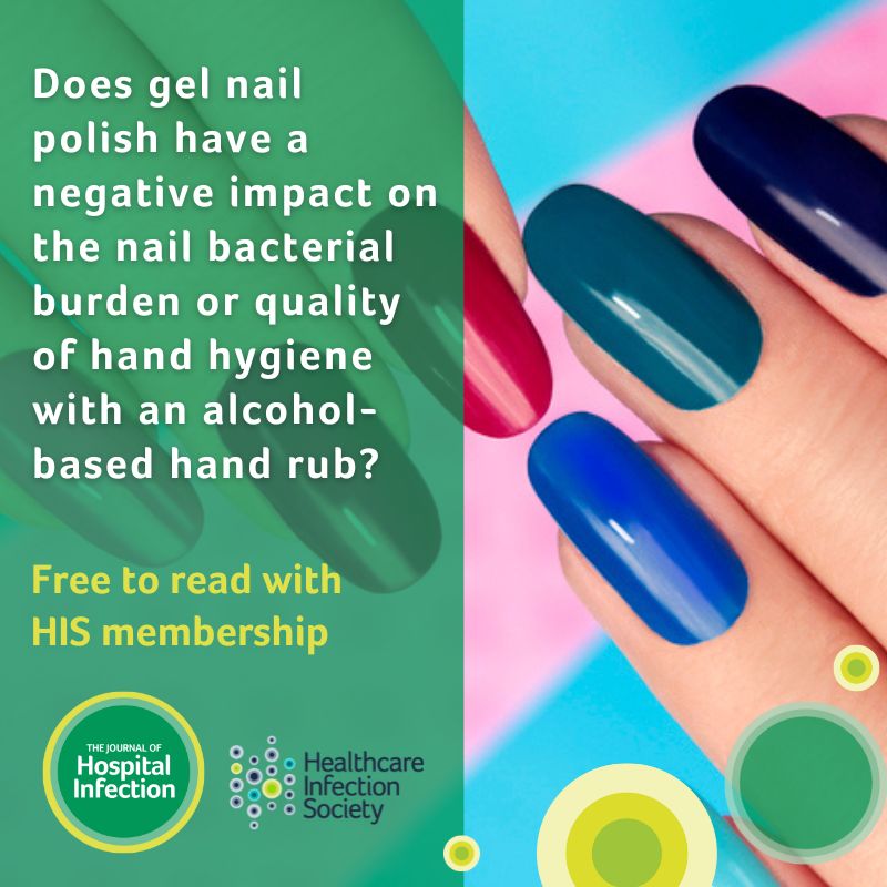 💅Authors evaluated the microbial burden on gel polished nails, standard polished nails and unpolished nails before and after an alcohol-based hand rub
📊Compared with unpolished nails, gel polished nails were not associated with a higher bacterial burden
ow.ly/EVy950UteNo