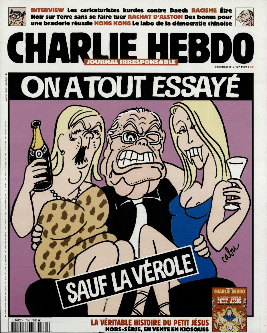 Jean-Marie Le Pen, c'est encore et toujours <a href="/Charlie_Hebdo_/">Charlie Hebdo</a> qui en parle le mieux. 

10 ans après le #7janvier2015, combattons inlassablement les idées nauséabondes du fondateur du FN et toute forme de banalisation de la haine, du racisme et de l'antisémitisme. #ToujoursCharlie