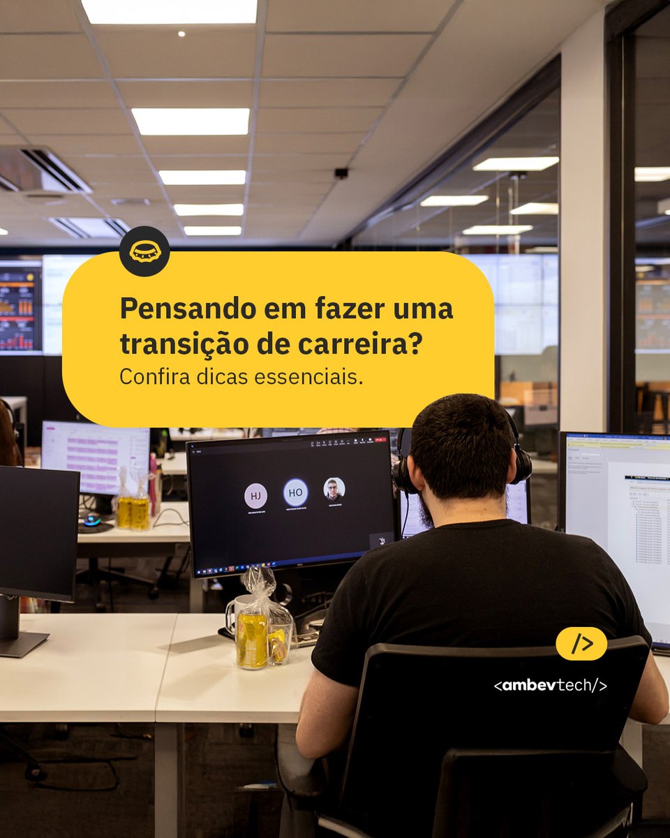 ambevtech's tweet image. 2025 chegou, e você está pensando em embarcar em uma transição de carreira? Confira algumas dicas essenciais! 

#TransiçãoDeCarreira #Tech #AmbevTech