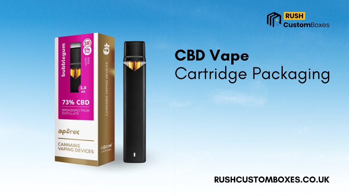 Rushcustomboxuk's tweet image. Perfect for showcasing premium quality, sustainability, and style in the competitive CBD market. Protect your products while making a lasting impression.

Ready to stand out?

#CBDPackaging #CustomVapeBoxes #VapeCartridgePackaging #CBDProductPackaging #CBDOilPackaging #CBDBrandUK