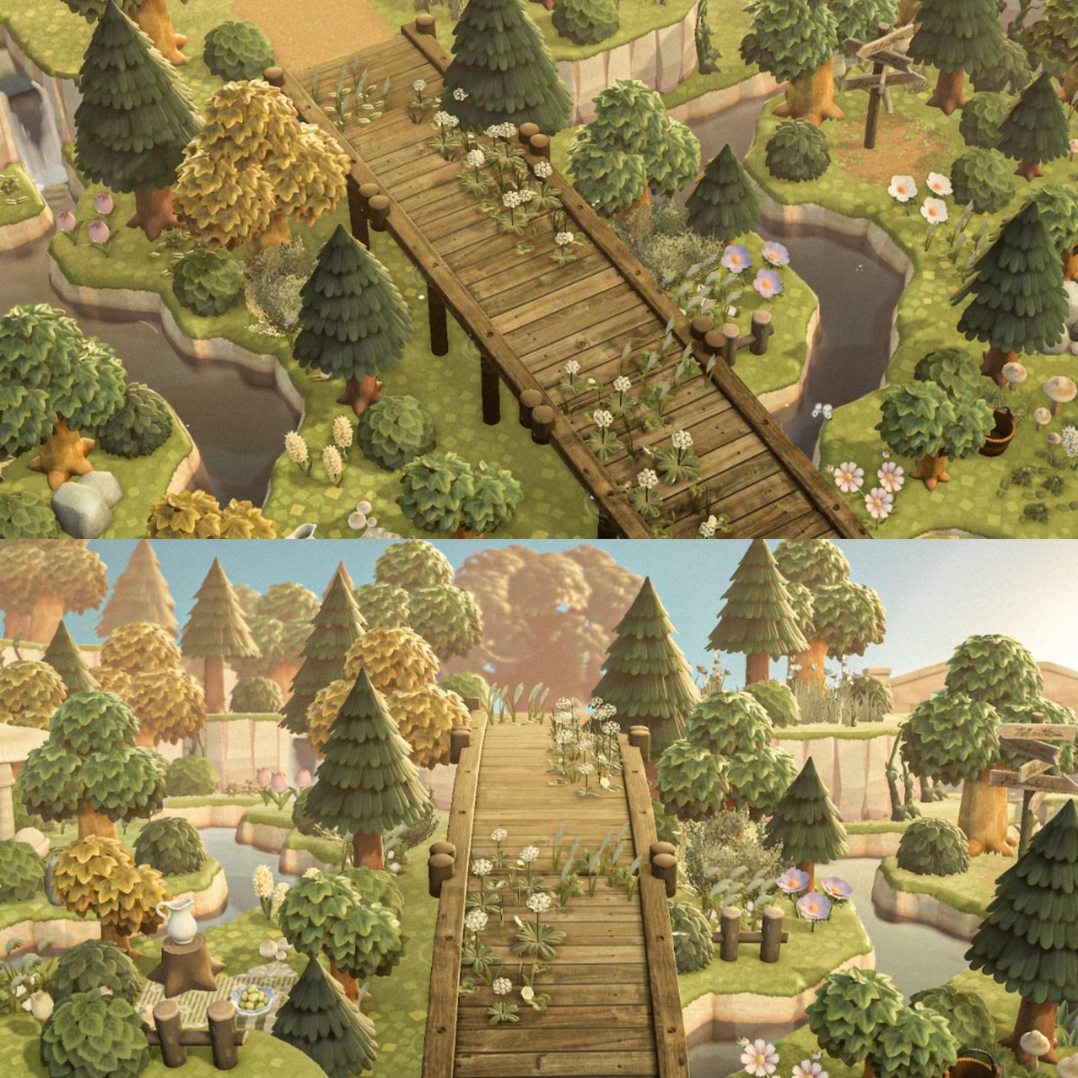 Posting this area again because I haven't played in a while 🌾🪻

#acnh #ACNHDesign