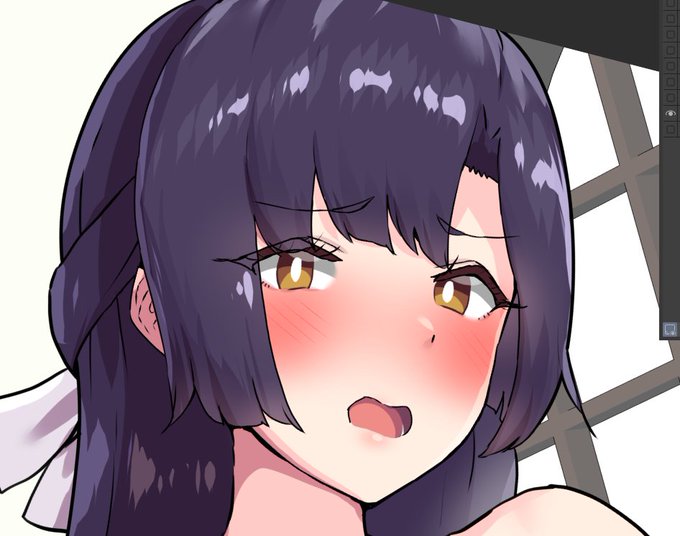 本日更新予定のFANBOX,Fantia限定イラスト、基本部分まで。差分をつくってこのあと公開予定です。 