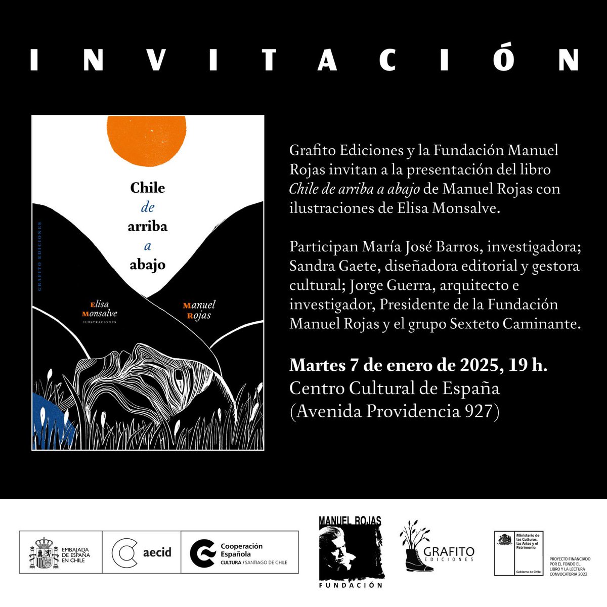 TOD@S INVITAD@S Nos vemos hoy 7 a las 7 en el <a href="/CCESantiago/">CCE Santiago</a>