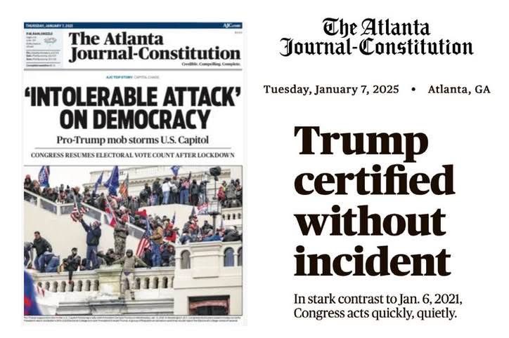 We are not the same.