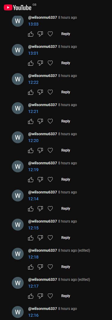 TeamHeroFace's tweet photo. YouTube sure has a great spam filter... https://t.co/tLWS4ILY78
