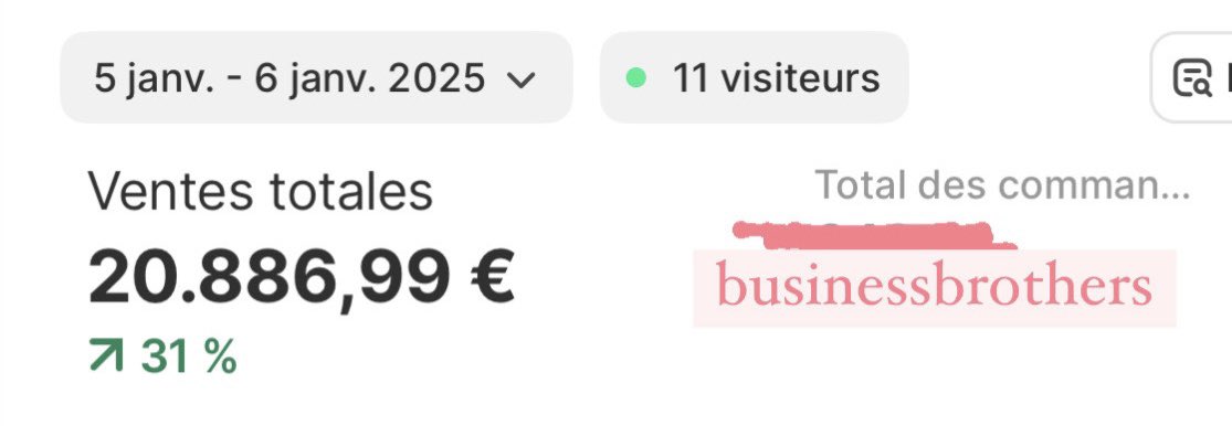 10k/day constant sur ce shop les amis,  alhamdulillah &amp; Allahy barek 🫰🏼💕